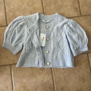 NWT Hill House Home Ollie Sweater Powder Blue Medium